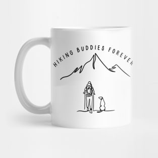 Hiking Buddies Forever, Hiking with Dog Mug